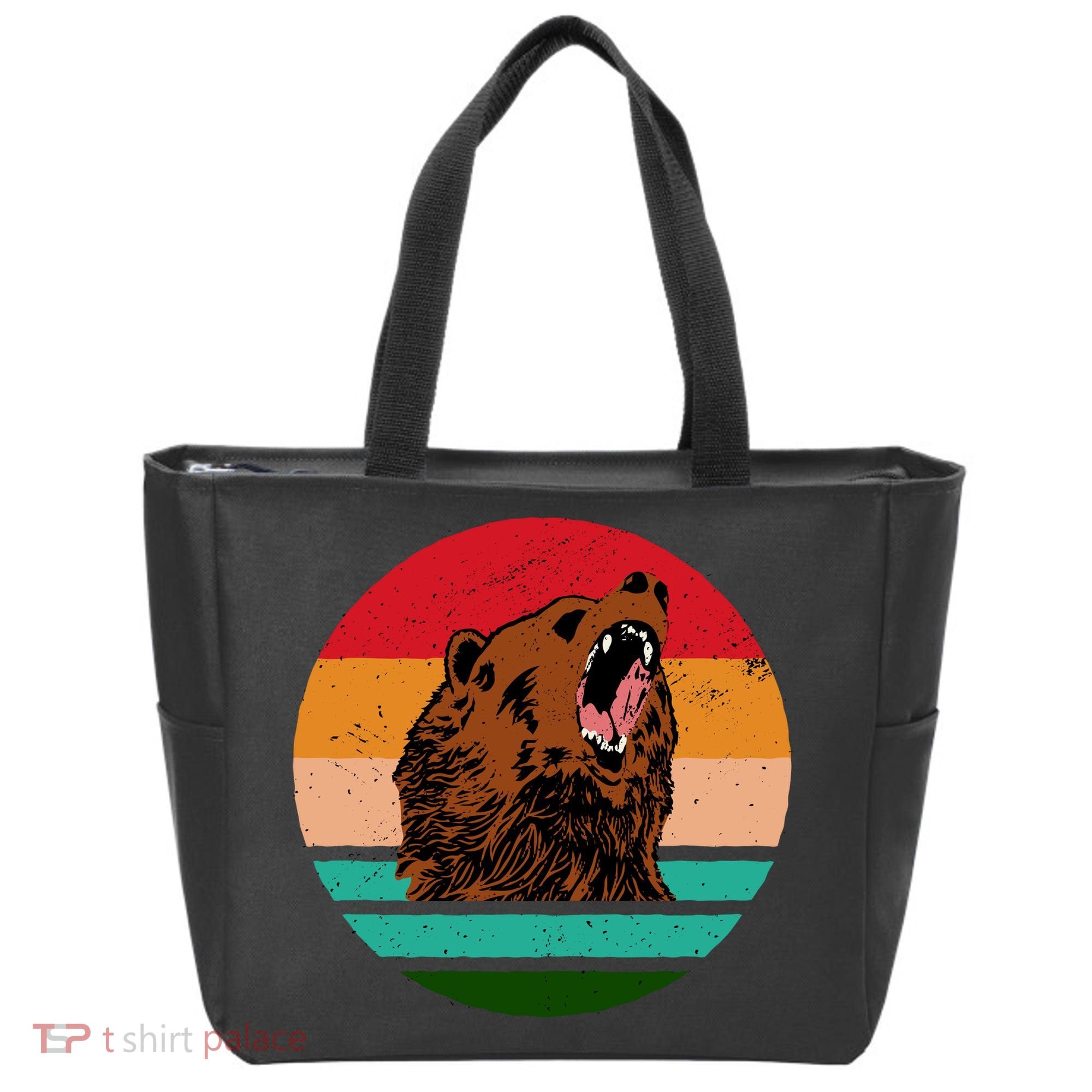 Retro Bear Tote Bag
