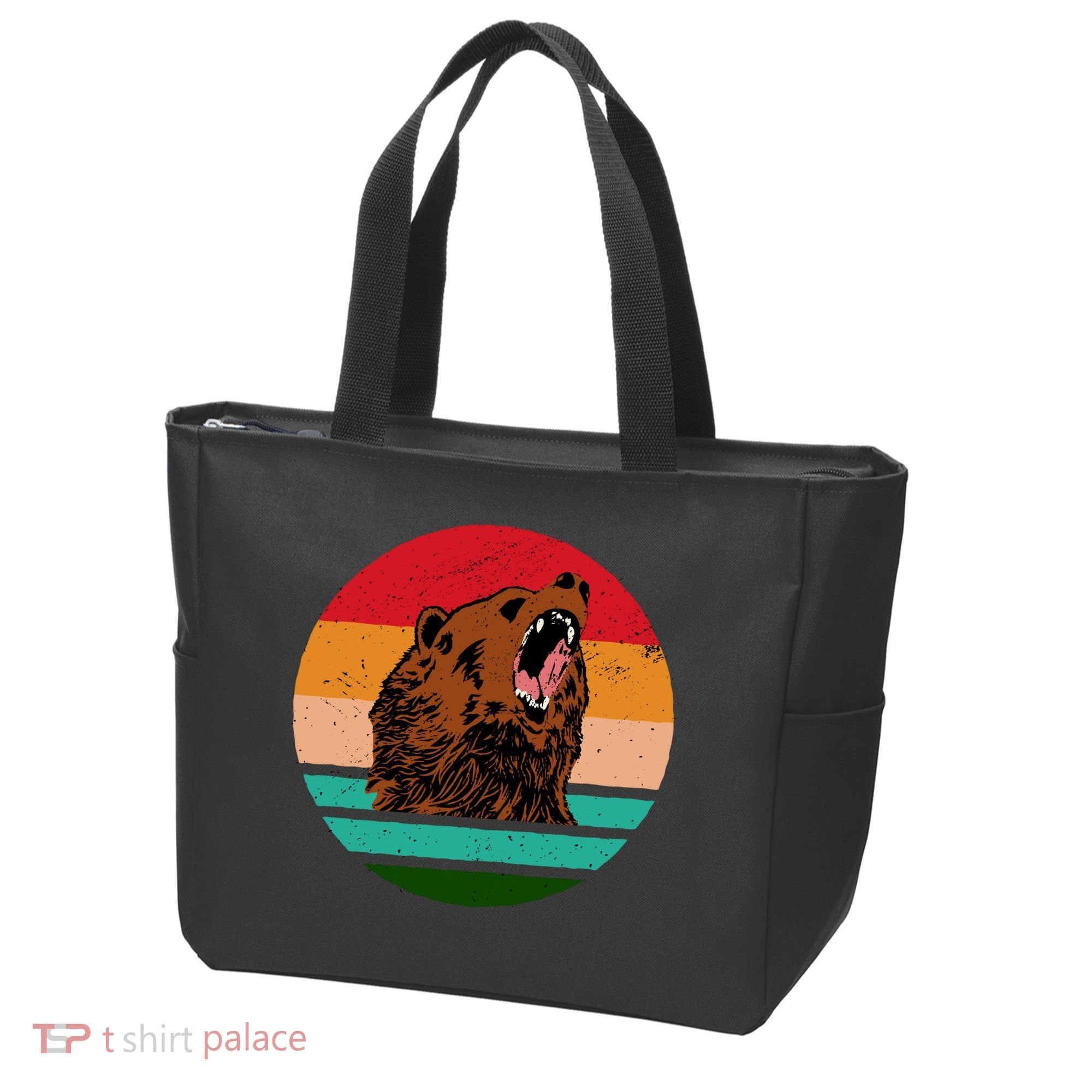 Retro Bear Tote Bag