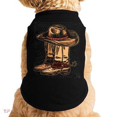 Rodeo Bull Riding Hat Line Dance Boots Cowboy Doggie Tank