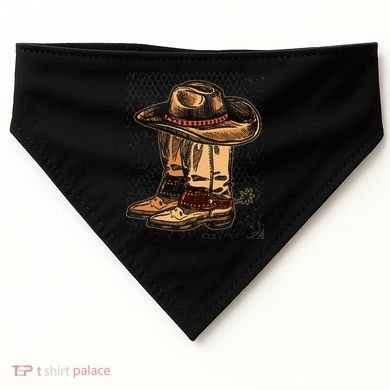 Rodeo Bull Riding Hat Line Dance Boots Cowboy USA-Made Doggie Bandana