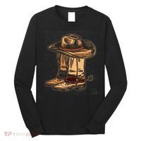 Rodeo Bull Riding Hat Line Dance Boots Cowboy Long Sleeve Shirt thumb 0