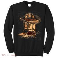 Rodeo Bull Riding Hat Line Dance Boots Cowboy Sweatshirt thumb 0