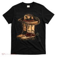 Rodeo Bull Riding Hat Line Dance Boots Cowboy T-Shirt thumb 0