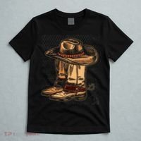 Rodeo Bull Riding Hat Line Dance Boots Cowboy T-Shirt thumb 5