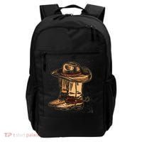 Rodeo Bull Riding Hat Line Dance Boots Cowboy Backpack thumb 0