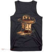 Rodeo Bull Riding Hat Line Dance Boots Cowboy Tank Top thumb 0