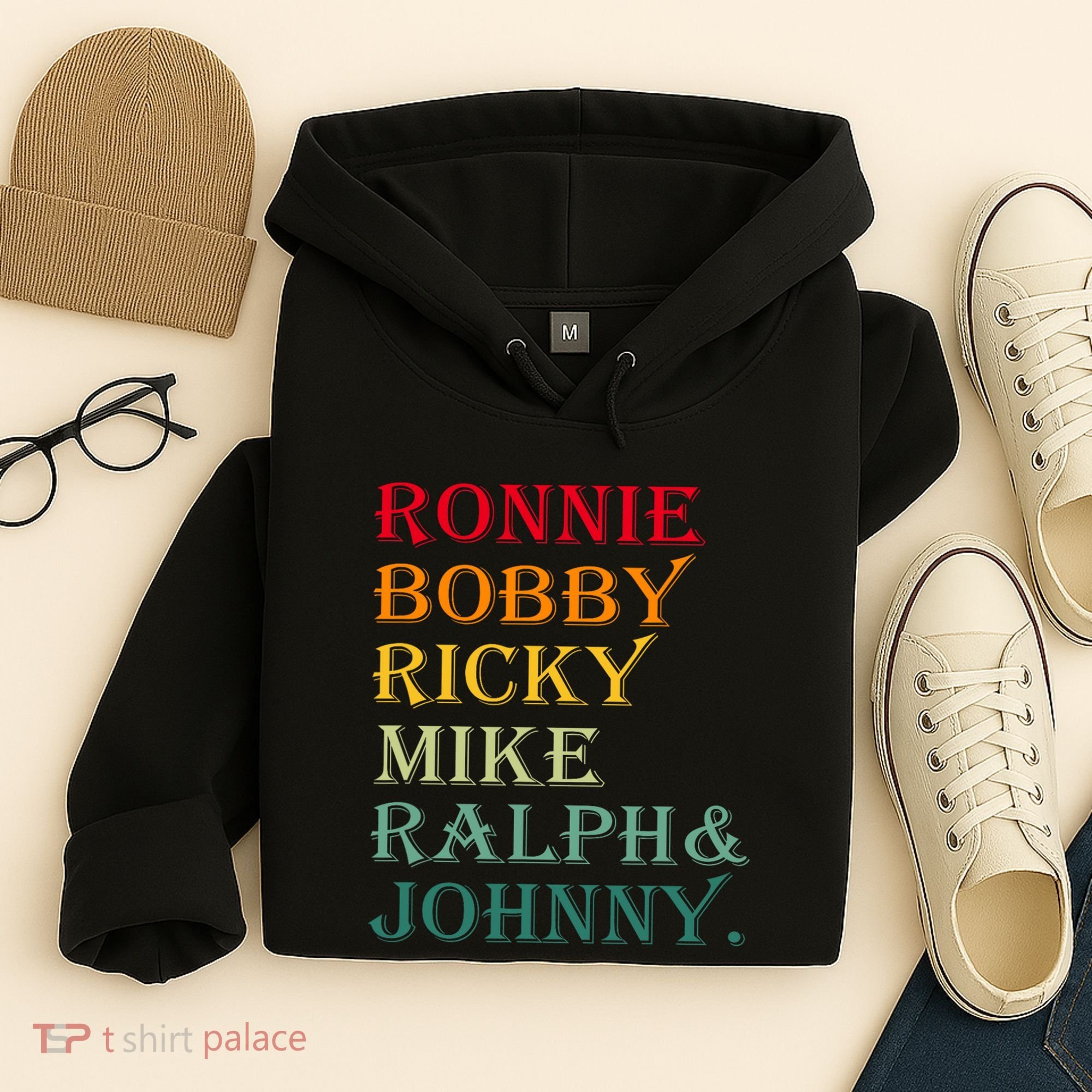 Ronnie Bobby Ricky Mike Ralph And Johnny Hoodie