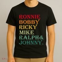 Ronnie Bobby Ricky Mike Ralph And Johnny T-Shirt thumb 3