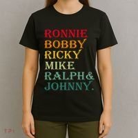 Ronnie Bobby Ricky Mike Ralph And Johnny T-Shirt thumb 4