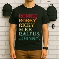 Ronnie Bobby Ricky Mike Ralph And Johnny T-Shirt thumb 6