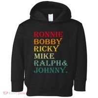 Ronnie Bobby Ricky Mike Ralph And Johnny Toddler Hoodie thumb 0