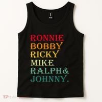 Ronnie Bobby Ricky Mike Ralph And Johnny Tank Top thumb 2