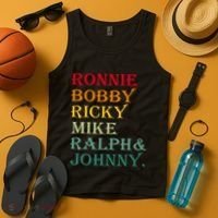 Ronnie Bobby Ricky Mike Ralph And Johnny Tank Top thumb 4