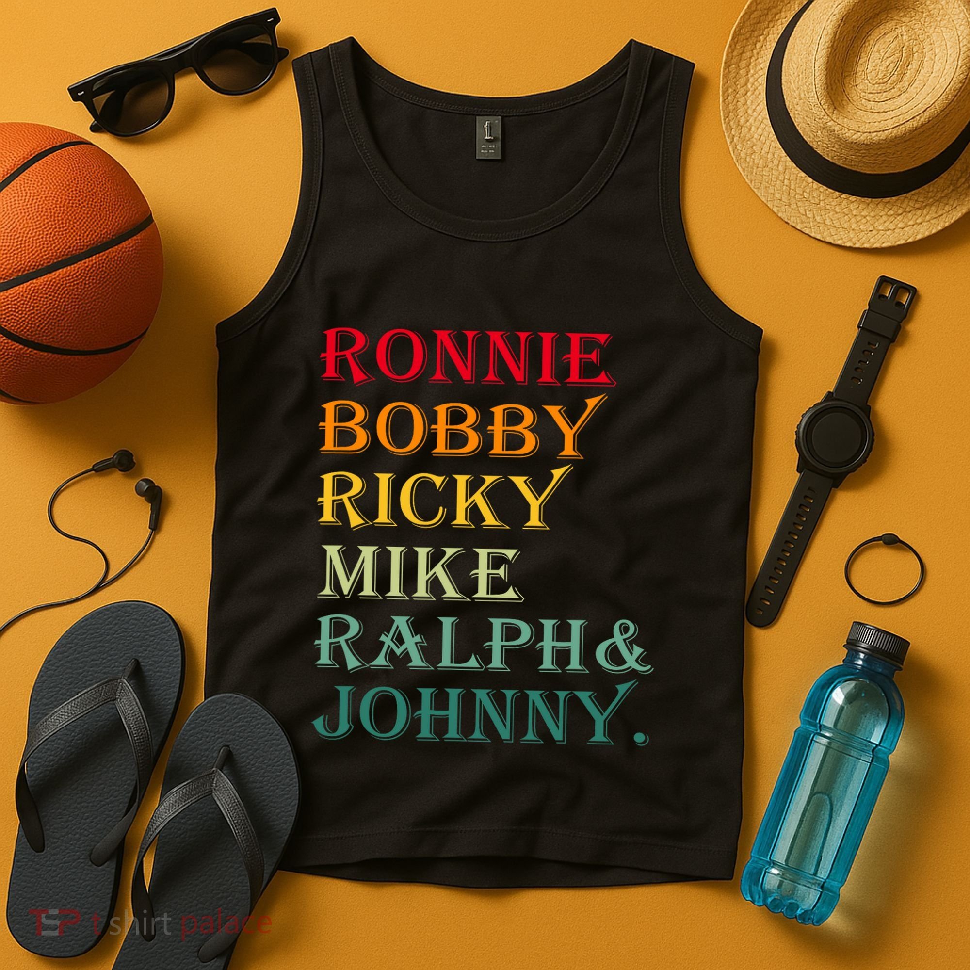 Ronnie Bobby Ricky Mike Ralph And Johnny Tank Top