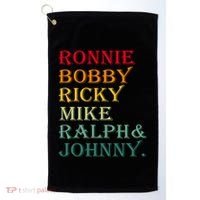 Ronnie Bobby Ricky Mike Ralph And Johnny Golf Towel thumb 0