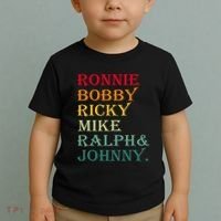 Ronnie Bobby Ricky Mike Ralph And Johnny Toddler T-Shirt thumb 2
