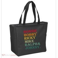 Ronnie Bobby Ricky Mike Ralph And Johnny Tote Bag thumb 2