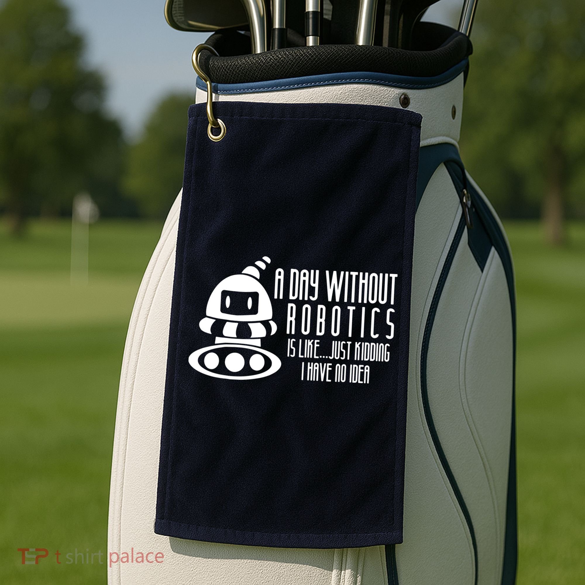 Robotics Build Robots A Day Without Robotics Golf Towel