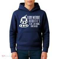 Robotics Build Robots A Day Without Robotics Kids Hoodie thumb 4