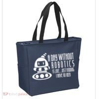 Robotics Build Robots A Day Without Robotics Tote Bag thumb 2