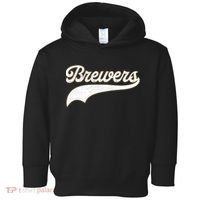 Retro Brewers Sports Fan Varsity Team Name Toddler Hoodie thumb 0