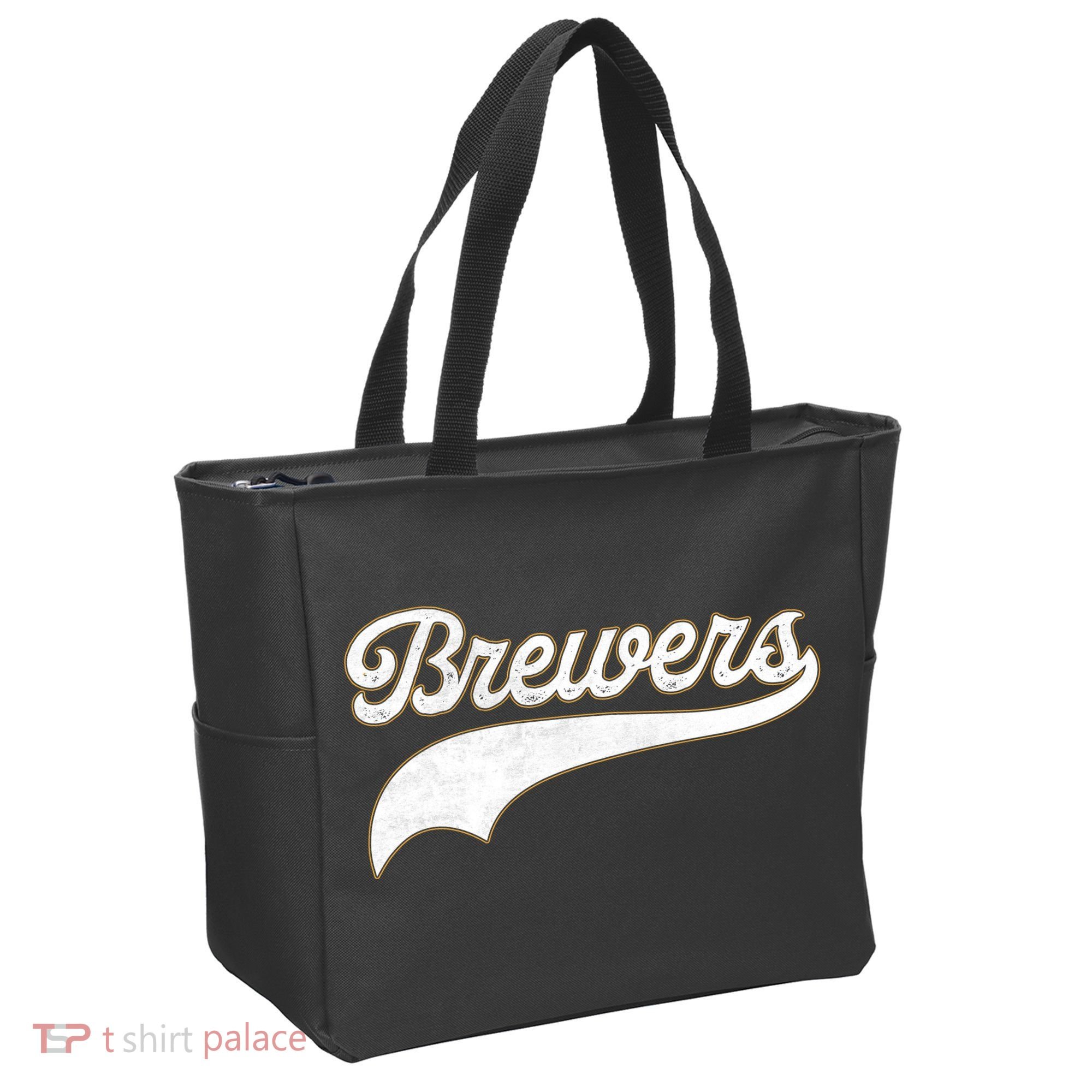 Retro Brewers Sports Fan Varsity Team Name Tote Bag