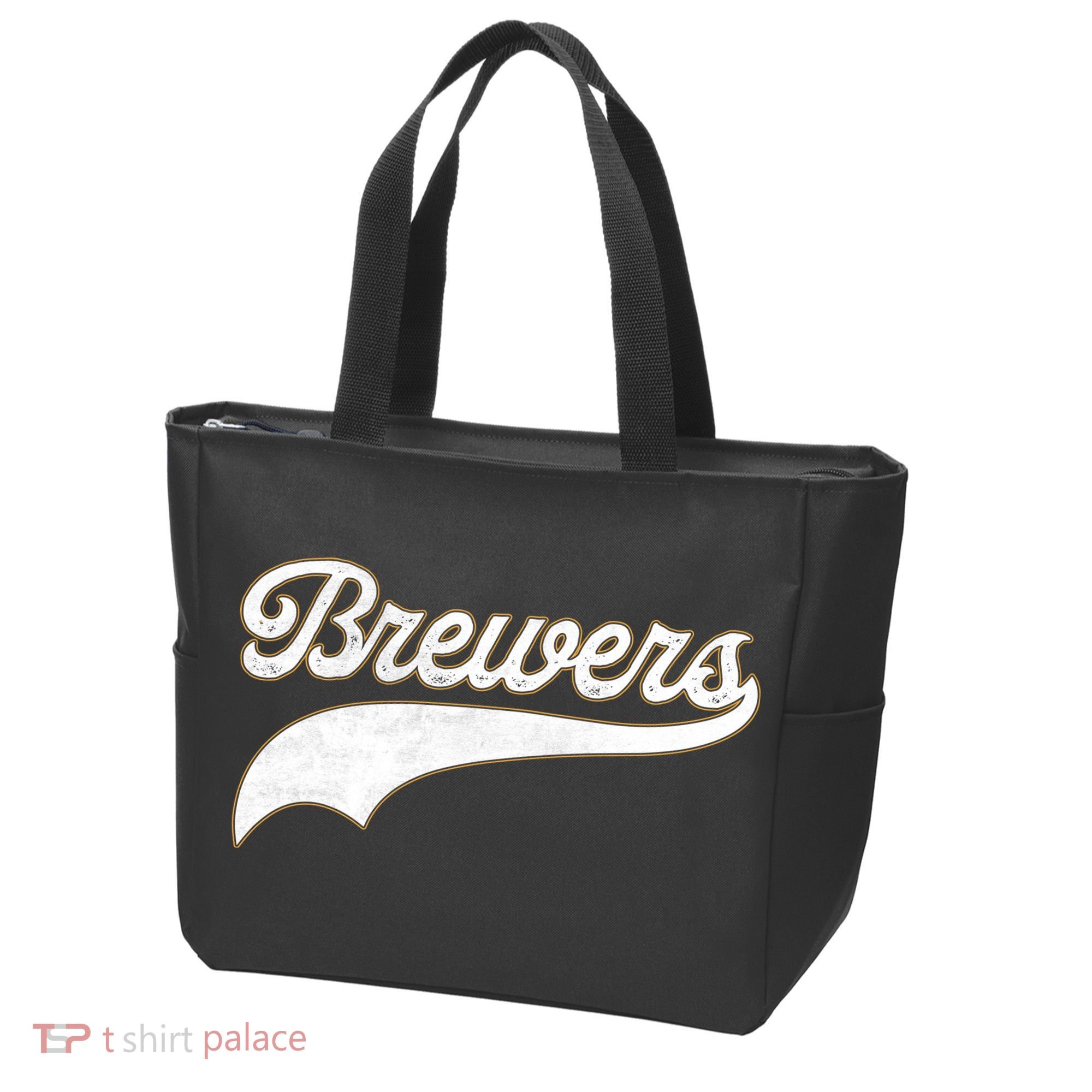 Retro Brewers Sports Fan Varsity Team Name Tote Bag