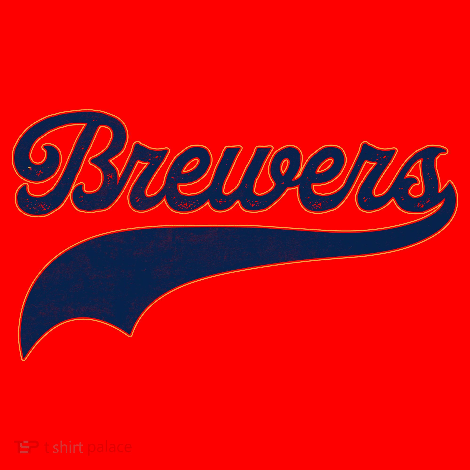 Retro Brewers Sports Fan Varsity Team Name Santa Hat