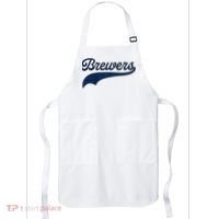 Retro Brewers Sports Fan Varsity Team Name Apron thumb 0