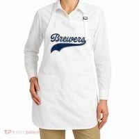 Retro Brewers Sports Fan Varsity Team Name Apron thumb 2