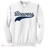 Retro Brewers Sports Fan Varsity Team Name Sweatshirt thumb 0