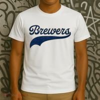 Retro Brewers Sports Fan Varsity Team Name T-Shirt thumb 3
