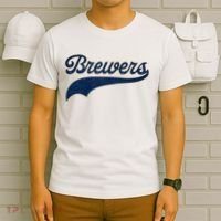 Retro Brewers Sports Fan Varsity Team Name T-Shirt thumb 6