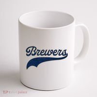 Retro Brewers Sports Fan Varsity Team Name Coffee Mug thumb 1