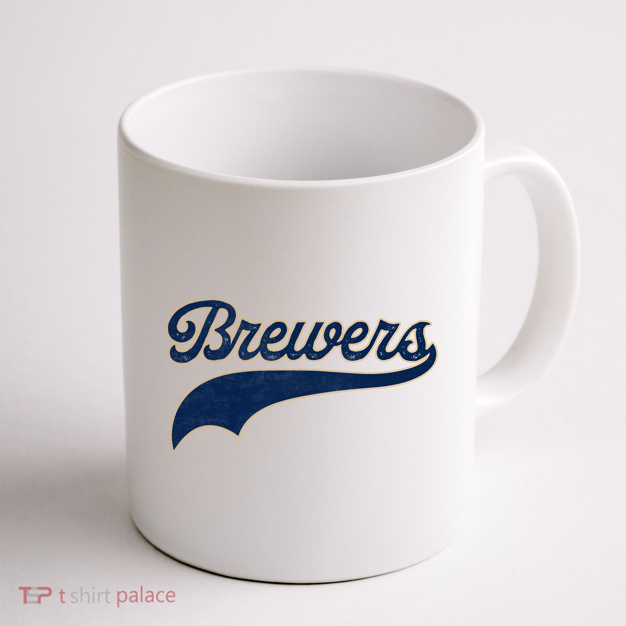 Retro Brewers Sports Fan Varsity Team Name Coffee Mug