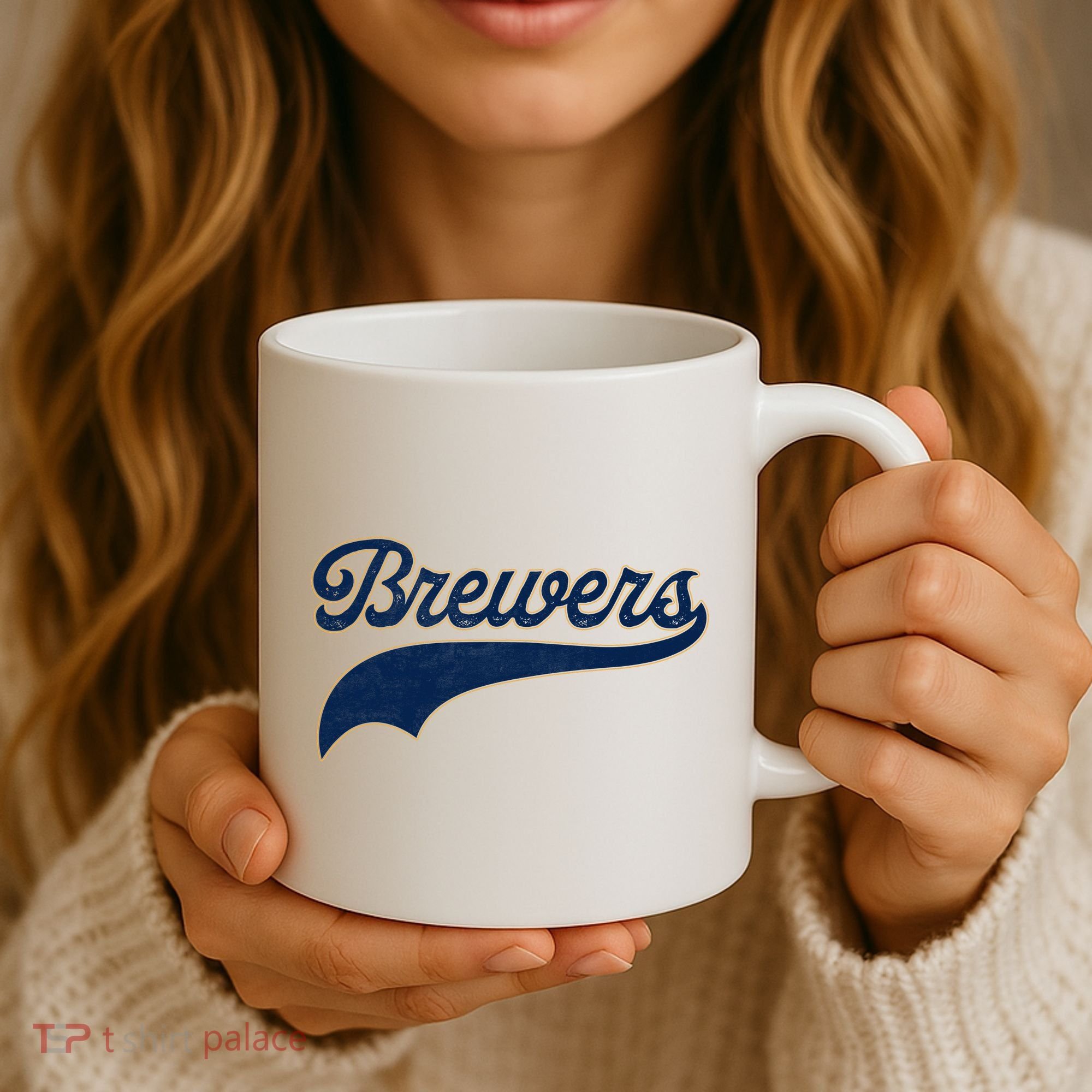 Retro Brewers Sports Fan Varsity Team Name Coffee Mug