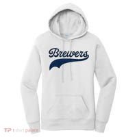 Retro Brewers Sports Fan Varsity Team Name Women's Hoodie thumb 0