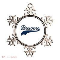 Retro Brewers Sports Fan Varsity Team Name Ornament thumb 0