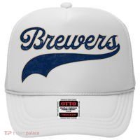 Retro Brewers Sports Fan Varsity Team Name Hat thumb 0