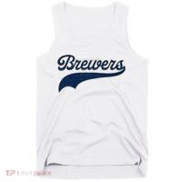 Retro Brewers Sports Fan Varsity Team Name Tank Top thumb 0