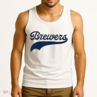 Retro Brewers Sports Fan Varsity Team Name Tank Top thumb 3