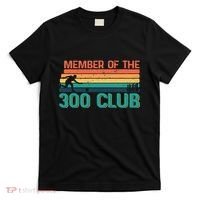 Retro Bowler Silhouette For Member Of The 300 Club Bowling T-Shirt thumb 0