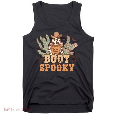 Retro Boot Scootin Spooky Western Halloween Retro Fall Halloween Gift Tank Top