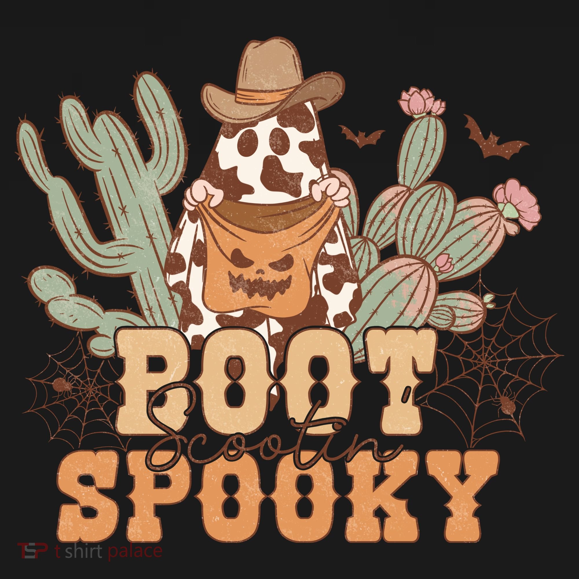 Retro Boot Scootin Spooky Western Halloween Retro Fall Halloween Gift Visor