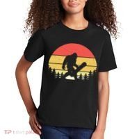 Retro Bigfoot Snowboard Shirt Sasquatch Snowboarding Lovers Kids T-Shirt thumb 2