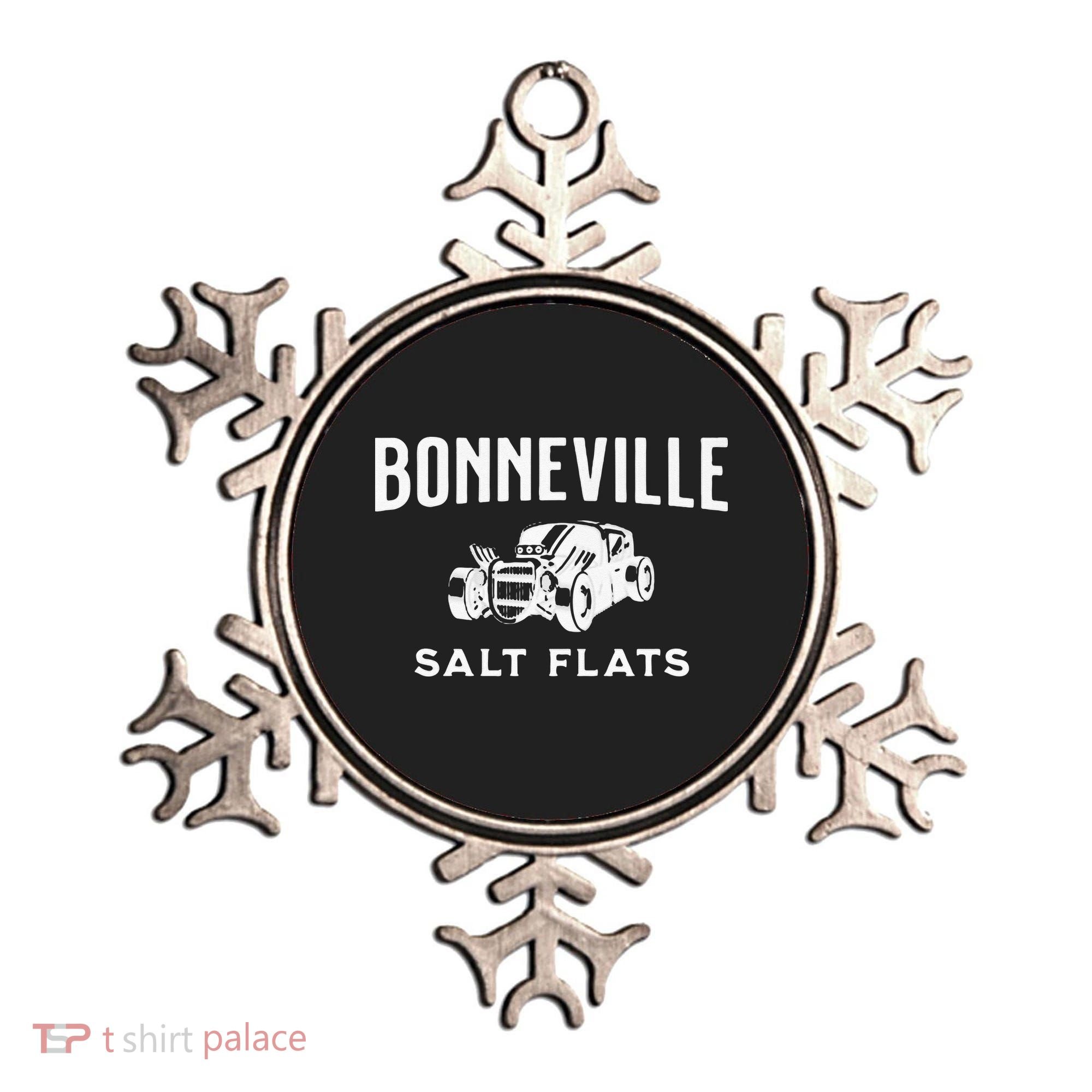 Retro Bonneville Salt Flats Utah International Speedway Ornament