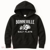 Retro Bonneville Salt Flats Utah International Speedway Kids Hoodie thumb 0