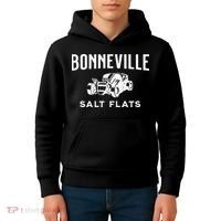 Retro Bonneville Salt Flats Utah International Speedway Kids Hoodie thumb 4