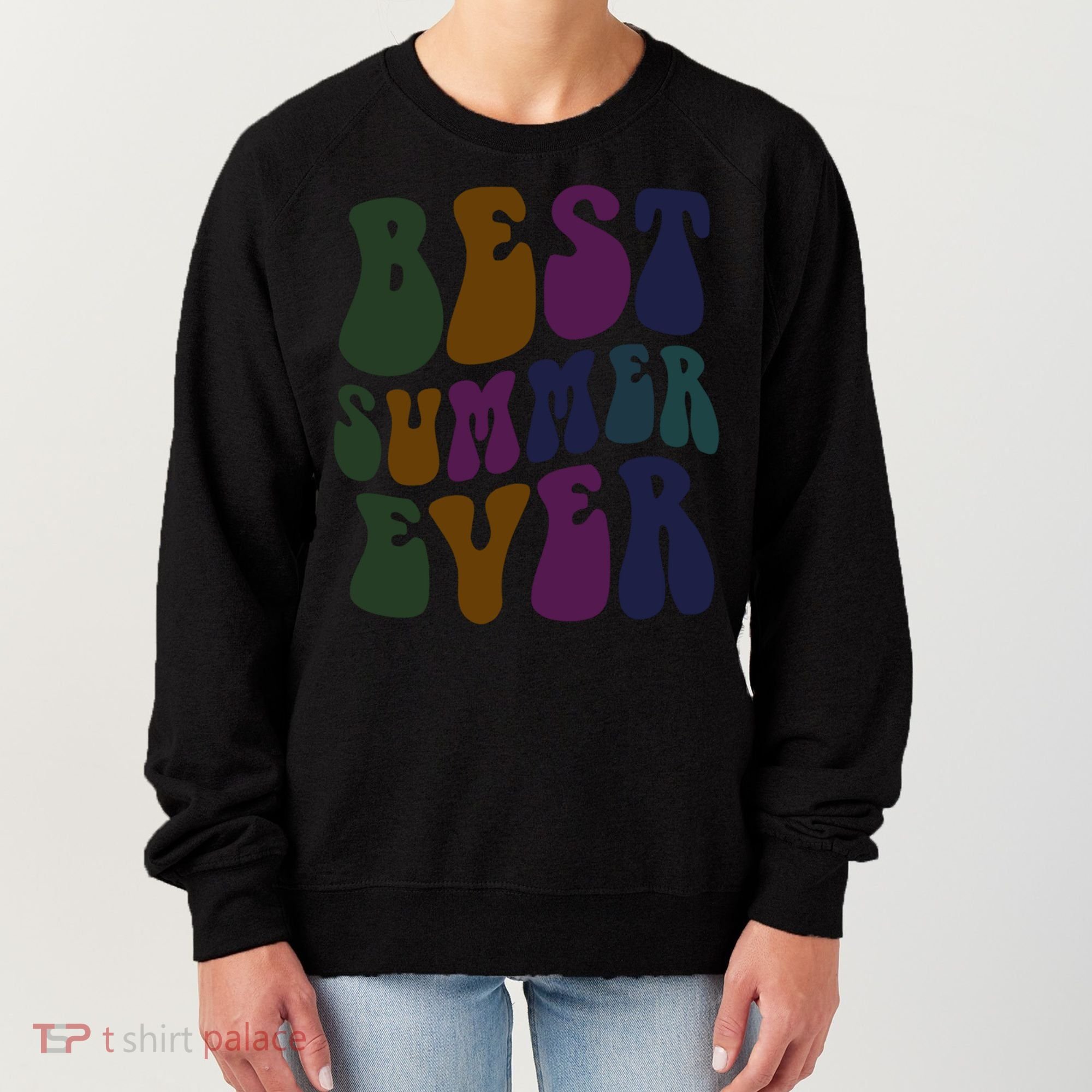 Retro Best Summer Ever Camp Crew Camping Staff Grill Chef Gift Women's Sweatshirt