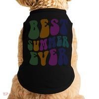 Retro Best Summer Ever Camp Crew Camping Staff Grill Chef Gift Doggie Tank thumb 0